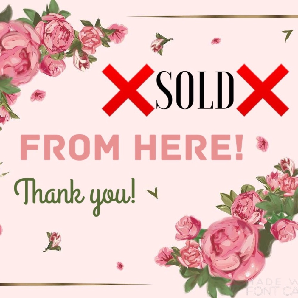 ❌SOLD❌ from here!!